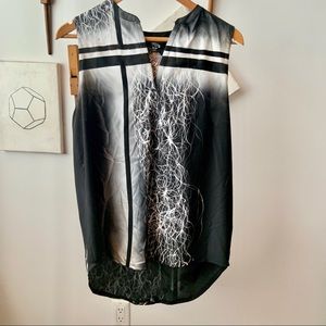 Original Art Up-cycle Tunic size M, Mossimo $15
